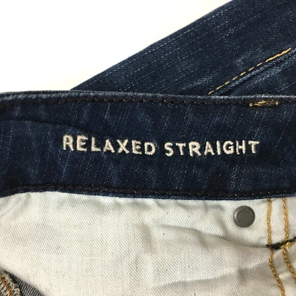 American Eagle Jeans Men's Flex Relaxed Straight Leg Stretch size 32 x 34 - Picture 3 of 13